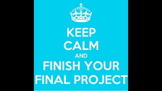 Bonus Video: Pro-Tips for the Final Project