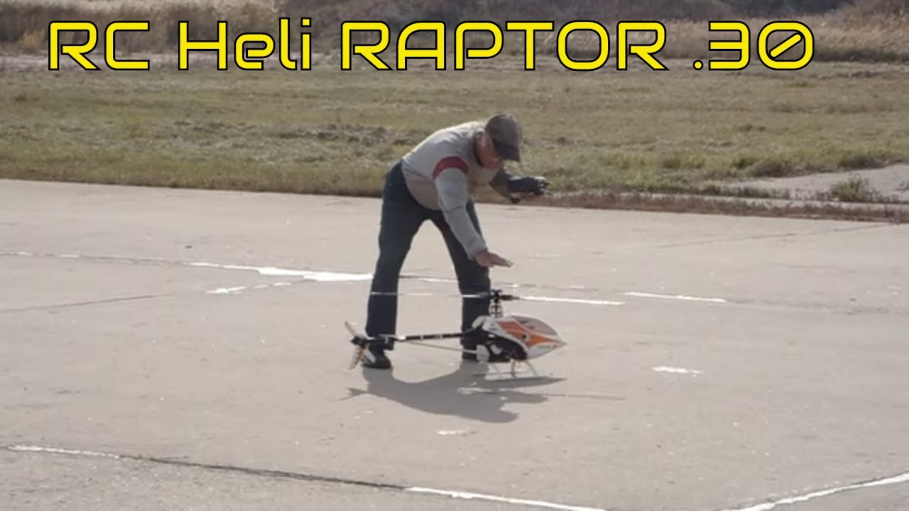 RC Heli  RAPTOR 30 Nitro / модель вертолета Раптор (нитро)