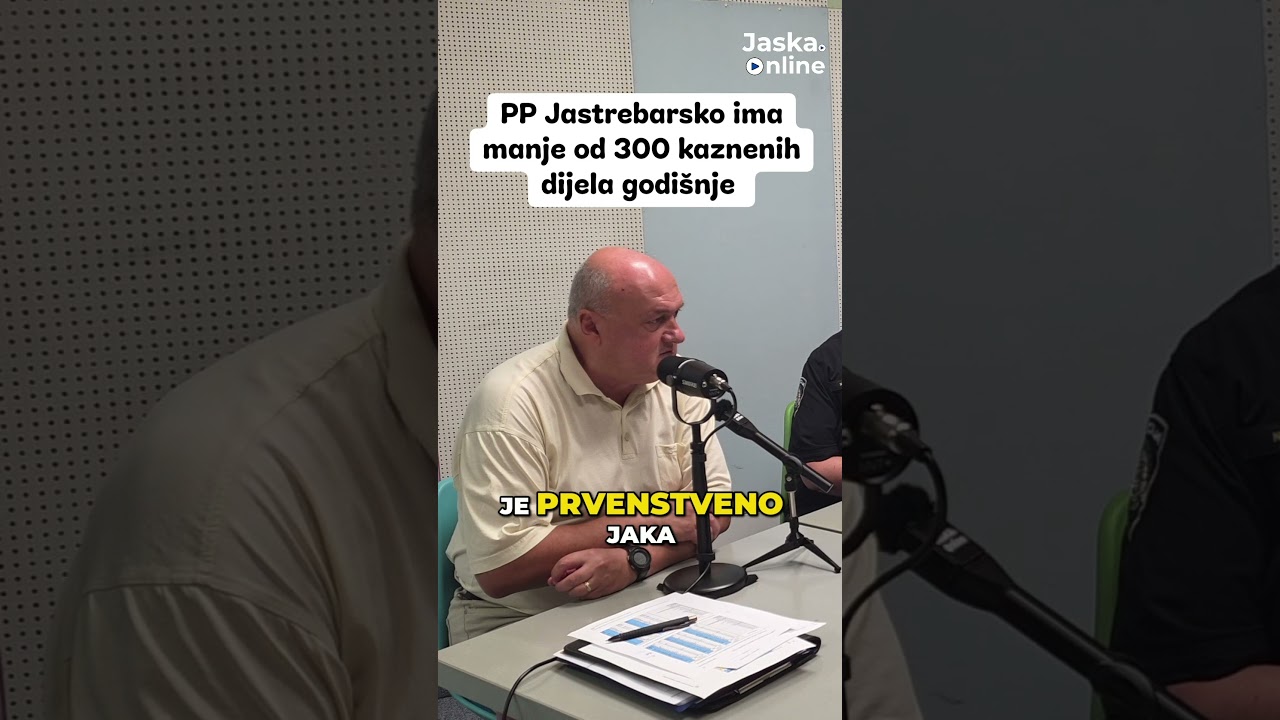 JASTREBARSKO JE SIGURAN GRAD 🎙️ Davor Tor, voditelj Službe prevencije PU zagrebačke #jaskaonline