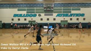 James Wallace #0 6'4 G Lee Davis High School Richmond VA