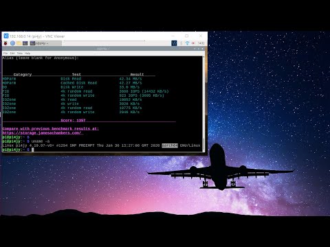 Raspberry Pi 4 Samsung Pro Endurance SD card Test (32 bit vs 64 bit) - 라즈베리 파이4 삼성 SD카드 벤치마크
