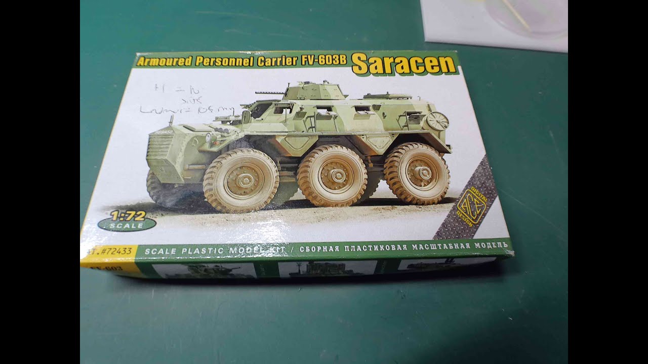 Бронетранспортер Saracen – масштаб 1/72 от ACE Models – Введение, распаковка и сборка