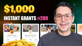 $1,000 Grants Live Drawing #209