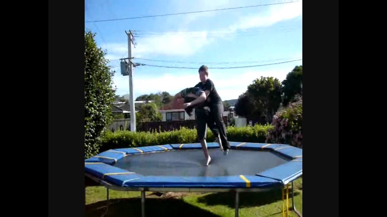 Trampoline Wrestling Moves Part 4 YouTube