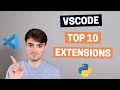 Top 10 des extensions vscode pour python 