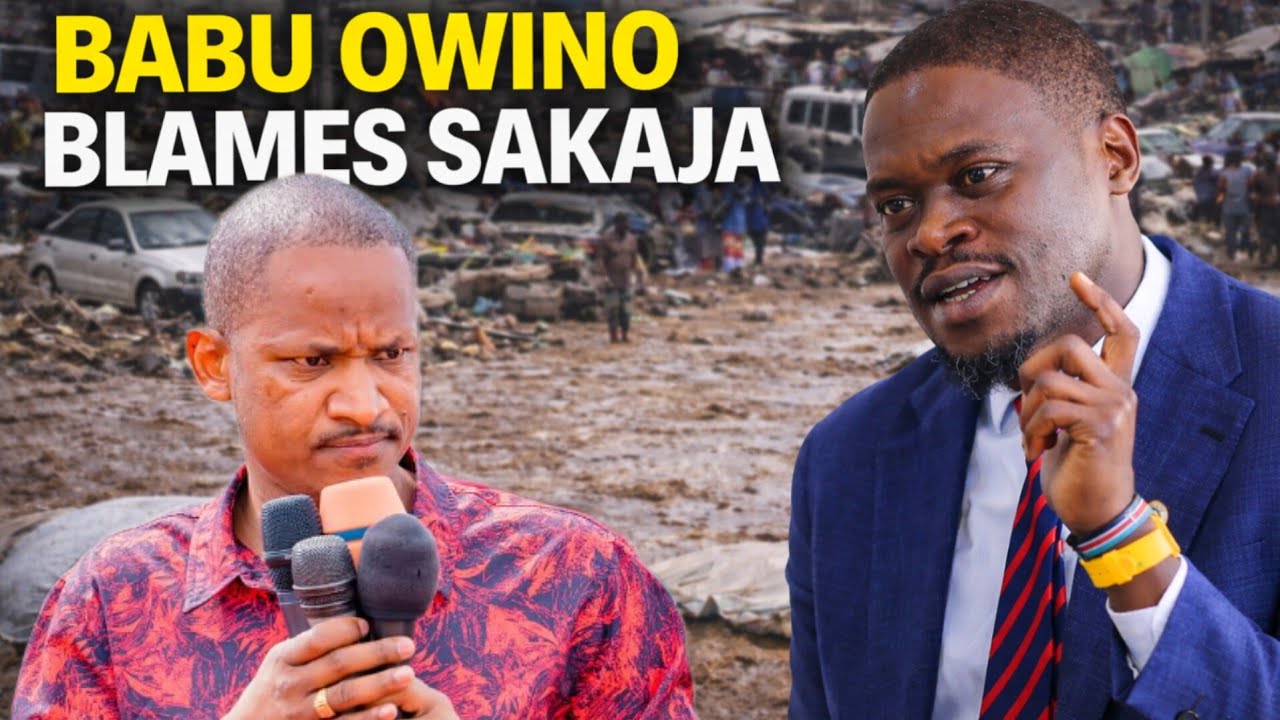 JUST IN: Babu Owino FINGERS Sakaja After Nairobi Floods