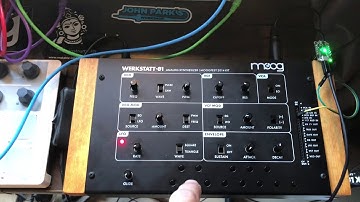 Moog Werkstatt arpeggiator CircuitPython on TrinketM0