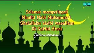 Story Wa hari besar nasional | kata-kata ucapan memperingati Maulid Nabi Muhammad 1442 H/2020 M