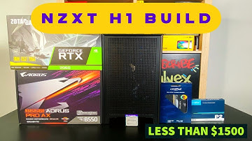 Mini ITX build in a NZXT H1 case
