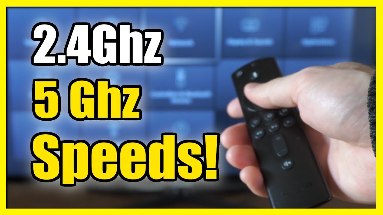 Connect to 2.4ghz or 5ghz on Firestick 4k for Faster Wifi Speeds? (Easy Method)