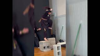 Testing Foot Power Female Concrete Martial Arts Iska Usbawba Breaking Qualifier