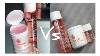 Bio-oil skincare oil Vs Bio oil skin dry gel putting them on tamest today|| My thought w/ skincare ✅
