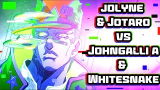 [NEW] JoJo's Bizarre Adventure Stone Ocean: Jolyne and Jotaro vs Johngalli A and Whitesnake SUPERCUT