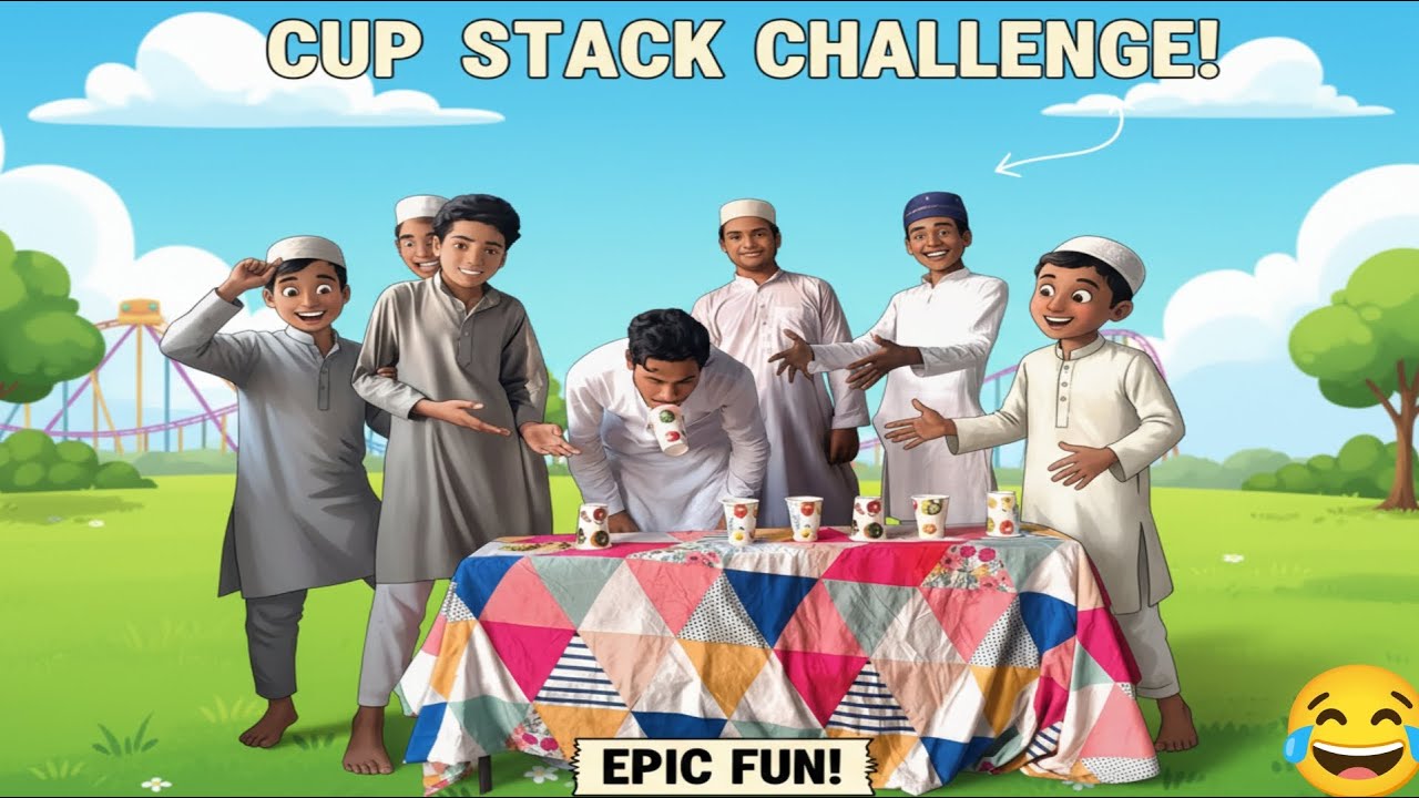 Cup Stack Challange |Epic Fun🤣 | My Second Challange ☺️👍