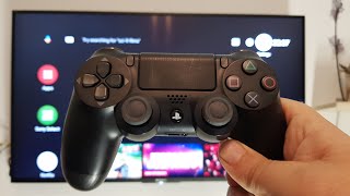 How to PAIR your PS4 Controller to Android TV and Play without a console
