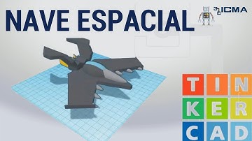 DISEÑO DE NAVE ESPACIAL en 3D | TINKERCAD | ICMA KIDS