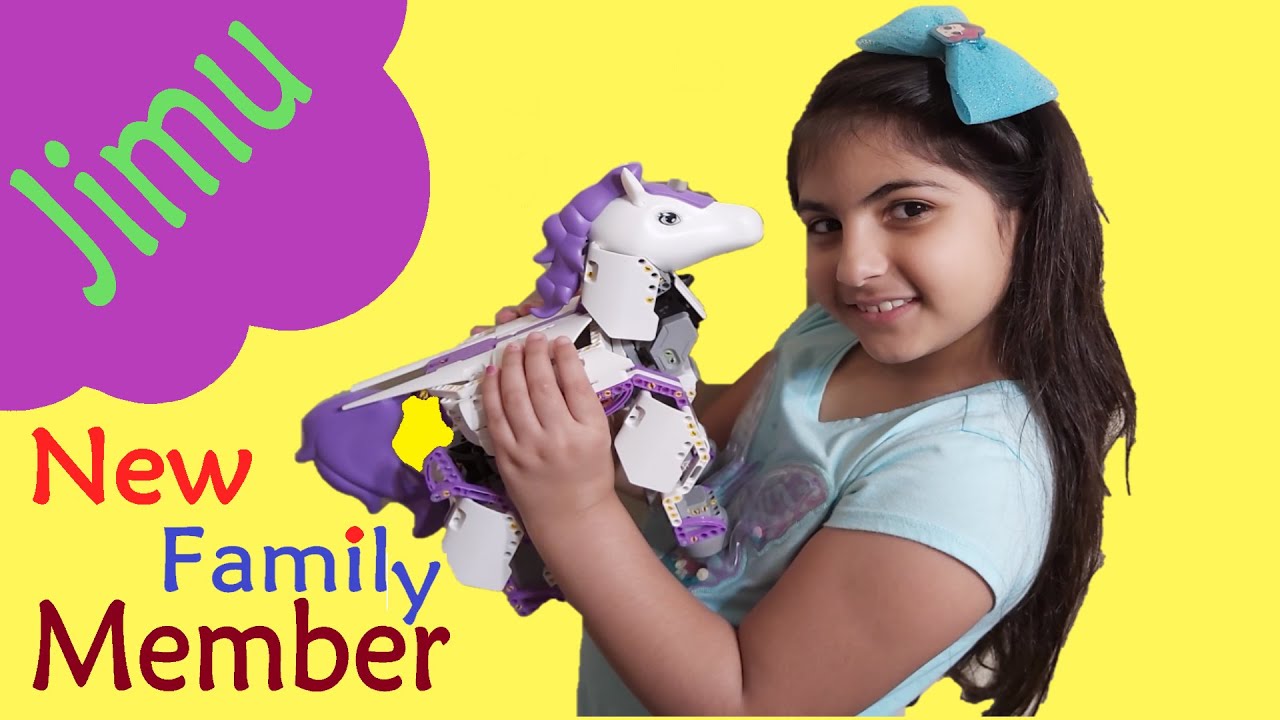 UBTech Jimu Unicorn Robot Building and programming by Sarina YouTube