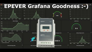 Setting up Influxdb/Grafana reporting for the EPEver Charge Controller (Audio Fixed)