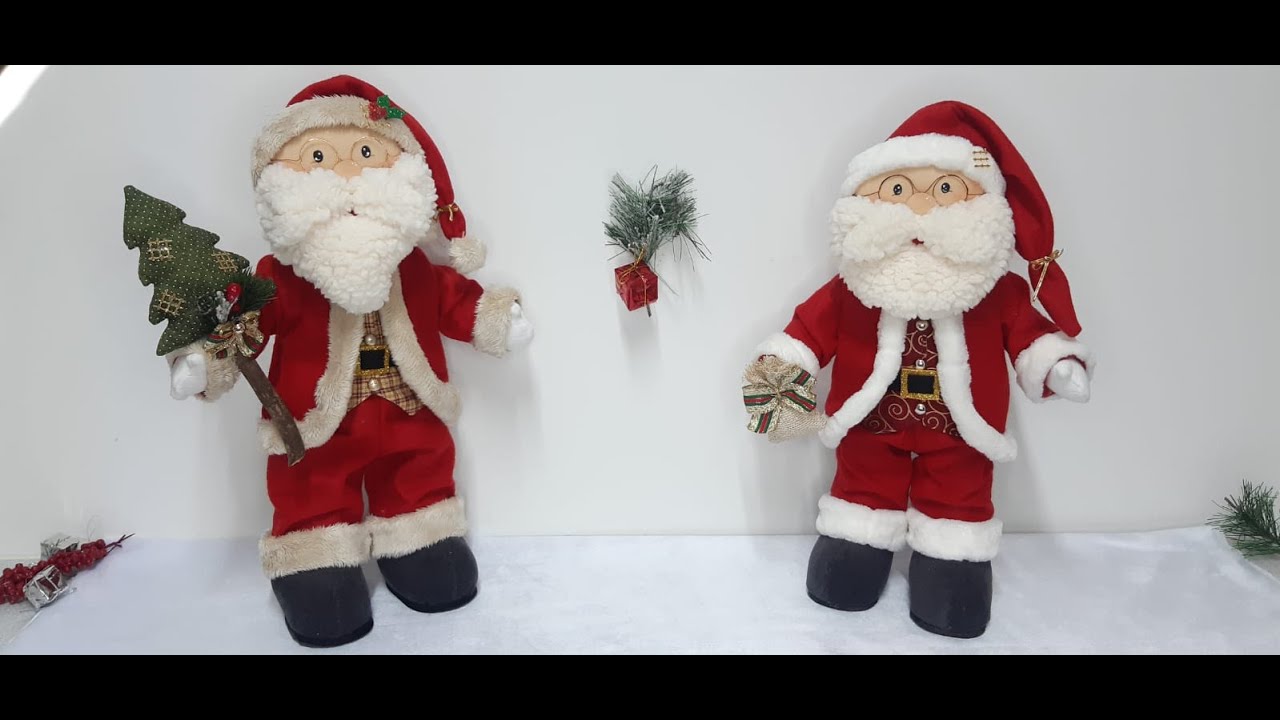 Passo a passo Papai Noel de 40,0 cm  (Primeira parte)