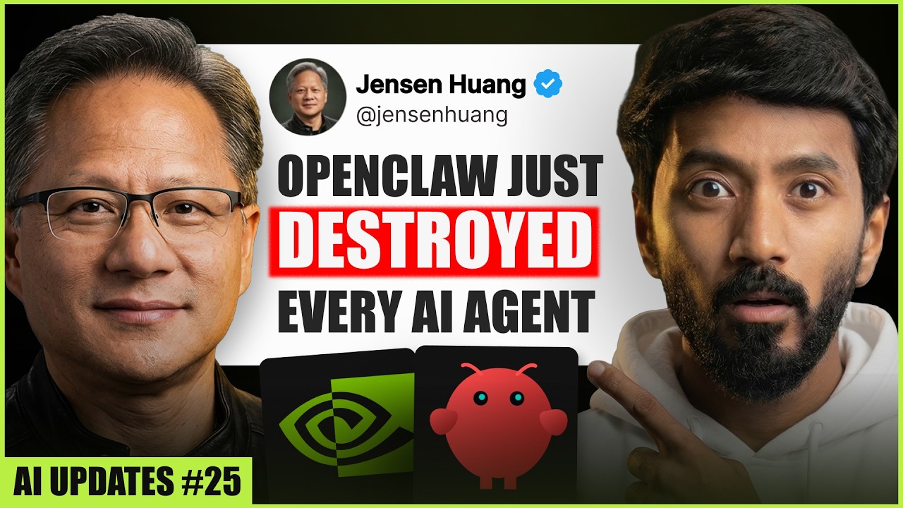 Nvidia CEO Just Said This About OpenClaw And He's Not Wrong (+ 12 AI Updates)
