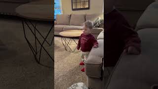 Our Baby Boy Dougie Excited At Aunt Nikkis For Christmas Eve