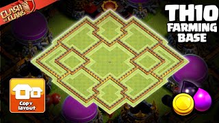 New Best Town Hall 10 (TH10) Farming Base Design: Ultimate Resource Protection Layout!