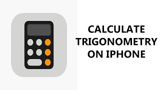 How To Calculate Trigonometry On iPhone Calculator screenshot 3