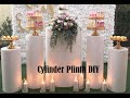 Cylinder Plinth DIY - Costs Less than 10$ // Pedestal Stand DIY // Cylinder Pillar DIY