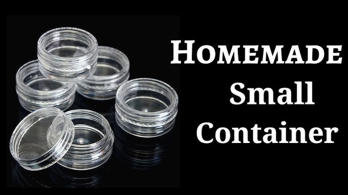 how to make small containers without bottle cap