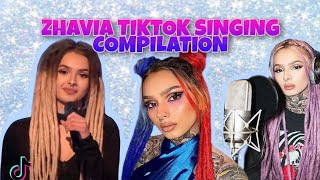 Zhavia tiktok singing compilations