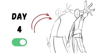 Learning Human Pose Drawing Until I Get Good – Day 4 | Alicks Kosta