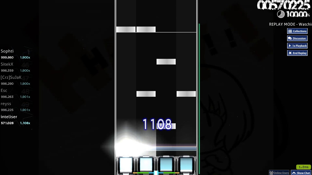 osu!mania | inteliser | EBIMAYO - GOODTEK [4K Another] | SS #1 LOVED ...