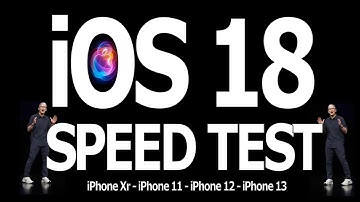 iOS 18 vs iOS 17.7 : Side by Side Speed / Performance Test.