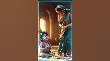 🦚cute krishna🦚#new #cartoon #ai #shorts #viral #video #baby #treanding #youtubeshorts #3d #100k
