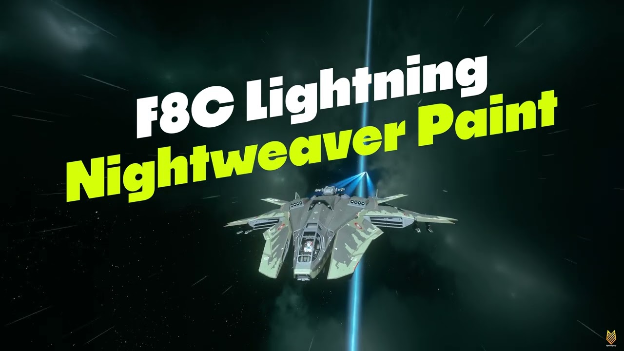 F8C Lightning: Nightweaver Paint - Who Can Get The Paint & Showcase | Star Citizen 4k