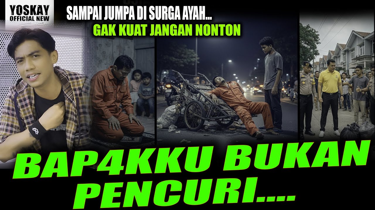 GILA !!! BAPAKKU BUKAN PENCURI | SANG PETUGAS KEBERSIHAN | YOSKAY OFFICIAL NEW KISAH NYATA