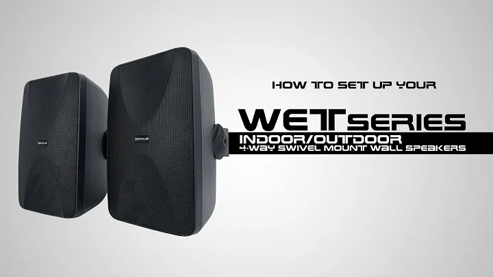 How to Set Up your Rockville WET 70V Wall Speakers (WET-7020B, WET-7020W, WET-6525B, WET-6525W)