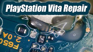 Sony PlayStation Vita 2000 series Charging port replacement. Better Than Factory