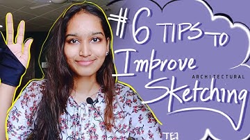 6 TIPS to IMPROVE SKETCHING // ARCHITECTURE SKETCHING / beginners guide