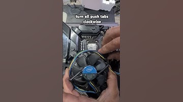 how to install standard intel cpu cooler. easiest way. lga 1151 1155 1200 1156 1700