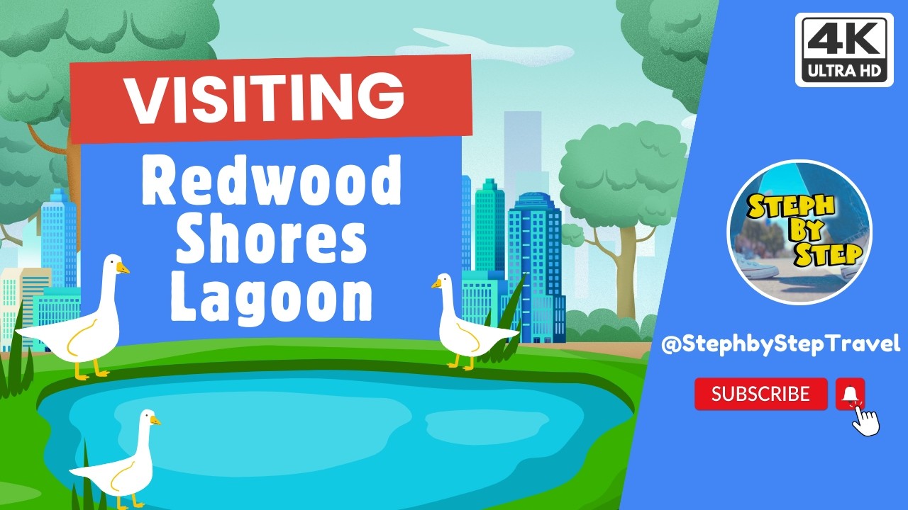 [4K Walk] Discover Peaceful Nature in Silicon Valley, Redwood City Lagoon California 