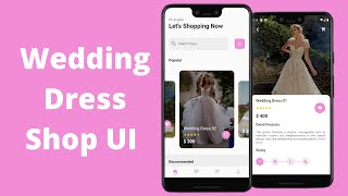 Flutter UI - Wedding Dress Shop - Speed Code Tutorial