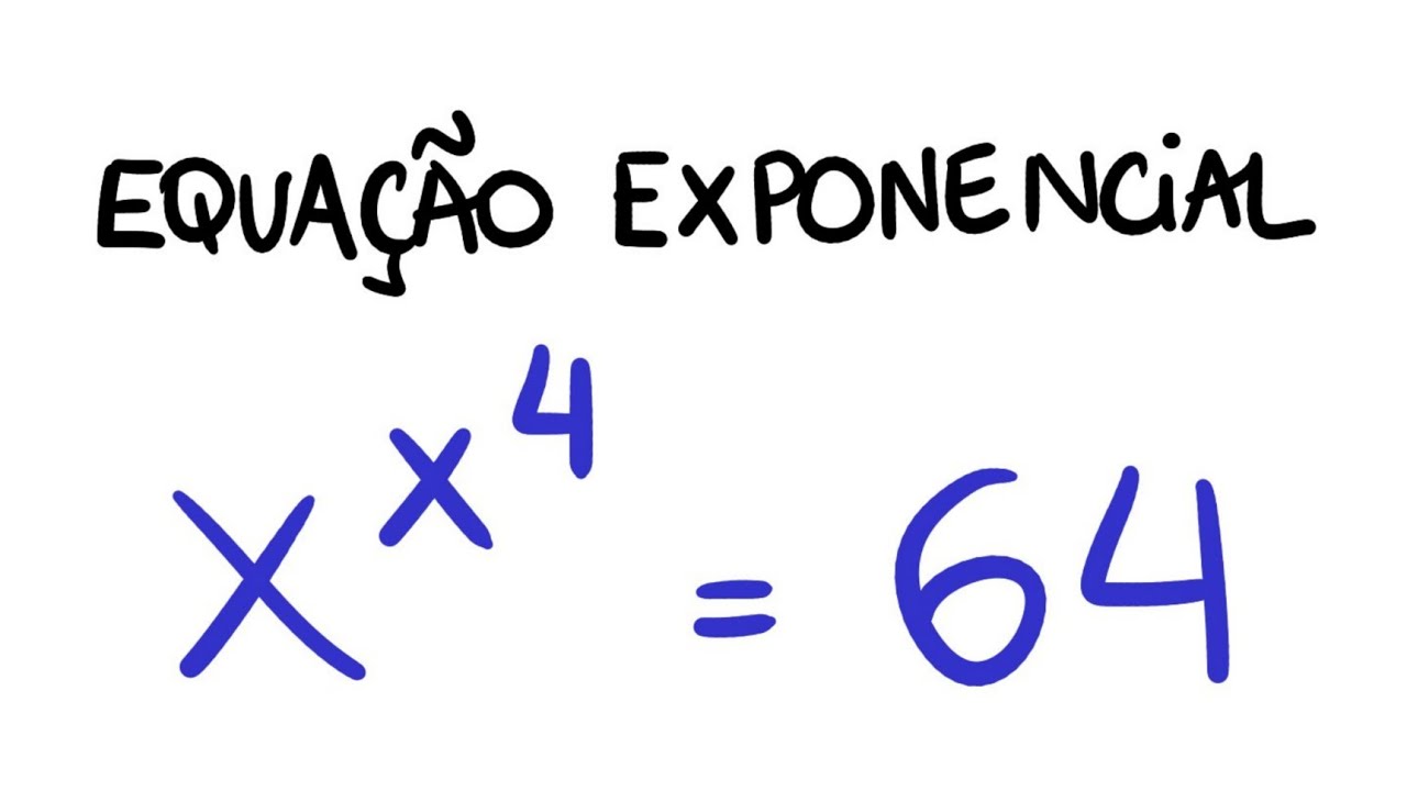 Uma Bela Equação Exponencial com Artifício