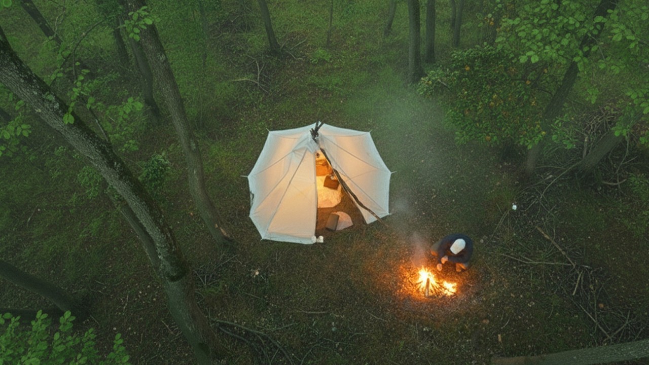 Building Shelter No tent, No sleeping bag - Extreme Winter Survival ...