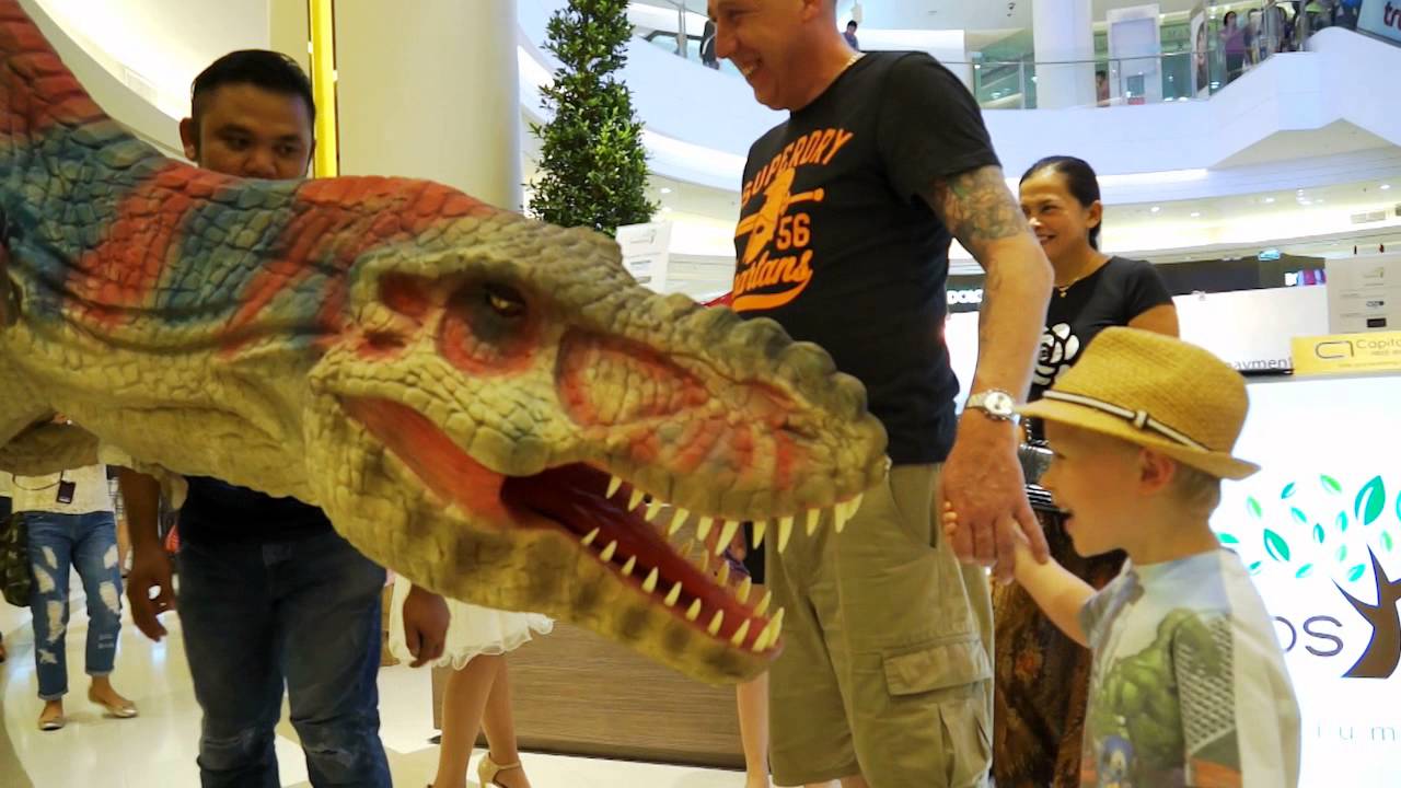 ไดโนเสาร์บุกสยามพารากอน! Jurassic Expo Parc Paragon YouTube
