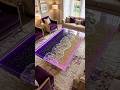 DIY Luxury Purple Ocean Wave Epoxy Table (Satisfying Resin Pour!) 🌊