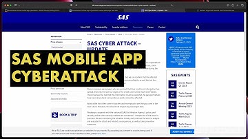 Scandinavian Airlines mobile app cyberattack - Mobile Security Briefing 2023.083