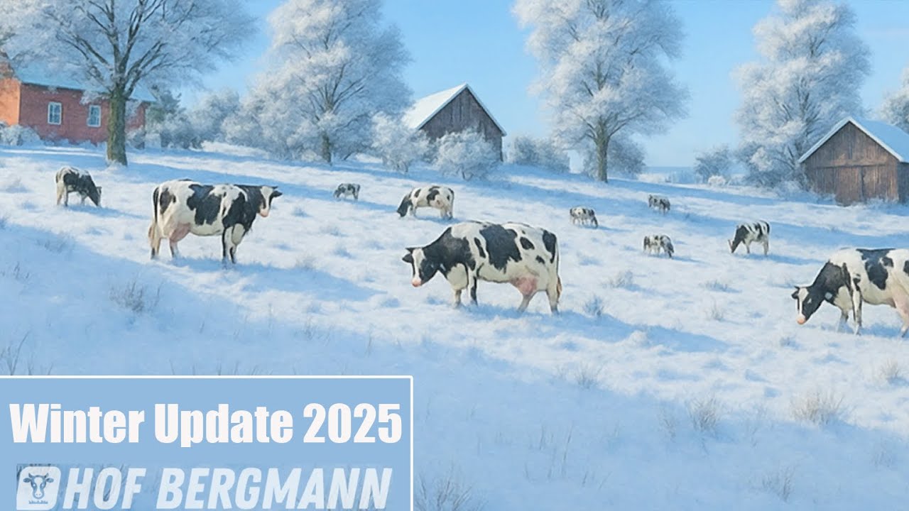 🚜 LS25 HOF BERGMANN🚜 WINTER UPDATE 2025 | XXL Rundgang, Hofbäckerei, Weide und viele Neue Features!