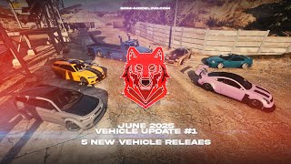 Lore-Friendly JUNE 2025 UPDATE - 5 NEW VEHICLES - Showcase - GTA 5 FiveM | gom-modeling.com