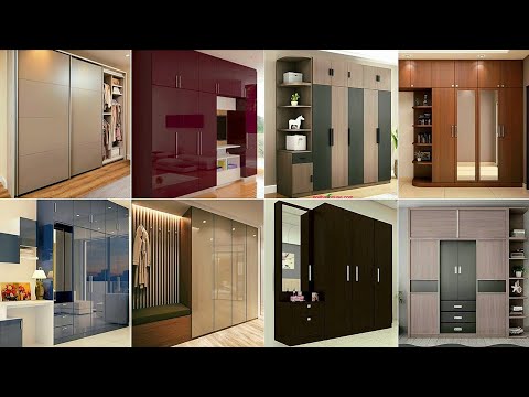 Modern Wooden Cupboard Design Ideas for small Bedrooms 2023 Sliding Doors Wardrobe Interior